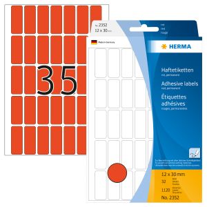 Herma Vielzweck-Etiketten gelb 12x30mm 1.120Et.