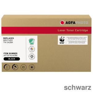 Agfa Rebuilt-Toner, Brother TN-242BK schwarz 2.500 Seiten