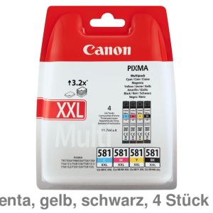 Canon Tintenpatrone CLI-581, Multipack CMYK 4St.