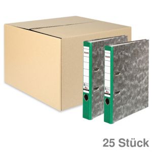 Falken Ordner Wolkenmarmor grün 50 mm 25St.