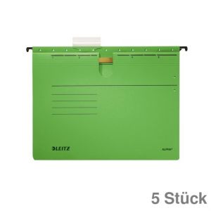 Leitz Hängehefter Alpha grün 5St.