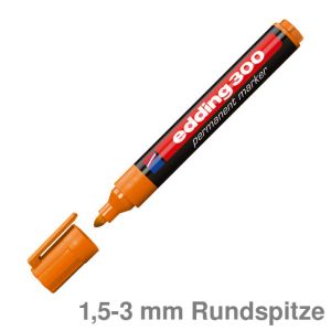 Edding Permanentmarker 300 orange 1,5-3 mm Rundspitze