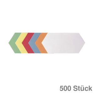 Franken Moderationskarten Rhombus mehrfarbig 20x9,5cm 500St.