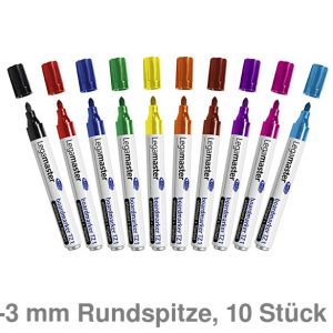 Legamaster Boardmarker TZ1 mehrfarbig 1,5-3mm Rundspitze 10St.