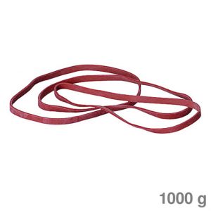 Gummibänder rot 80 x 4 mm 1.000g