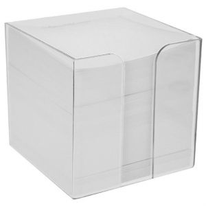 Zettelbox transparent 95x95x95mm