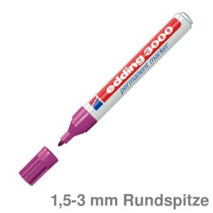 Edding Permanentmarker 3000 rot-violett 1,5-3mm Rundspitze