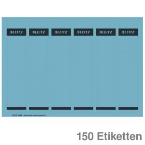 Leitz Ordner-Rückenschilder blau 39x191mm 150Et.