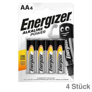 Energizer Batterie Alkaline Power AA 1,5V 2.850mAh 4St.