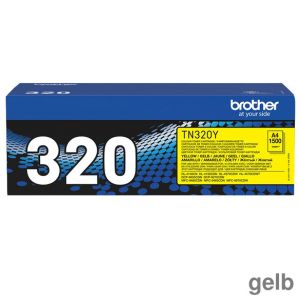Brother Toner TN-320Y gelb 1.500 Seiten