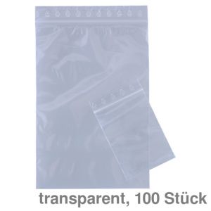 Soennecken Druckbandbeutel transparent 60x80mm 100St.