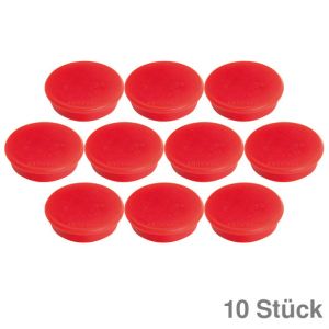 Franken Haftmagnete rot Ø24mm 300g 10St.