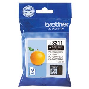 Brother Tintenpatrone LC-3211BK schwarz 200 Seiten