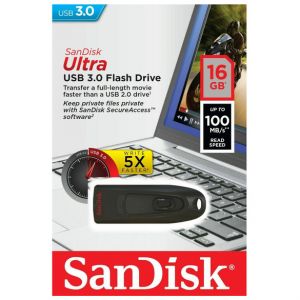 Sandisk USB-Stick 3.0 Ultra schwarz 16 GB