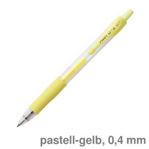 Pilot Gelroller G2-7 pastell-gelb 0,4 mm