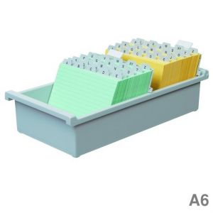 Han Karteitrog A6 lichtgrau 171 x 76 x 320 mm