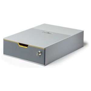 Durable Schubladenbox Varicolor Safe , 1 Fach grau / bunt 1geschlossene Schübe