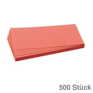 Franken Moderationskarten Rechteck rosa 9,5x20,5cm 500St.