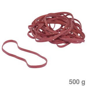 Gummibänder rot 150x4mm 500g