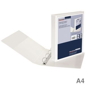 Falken Präsentationsringbuch A4 Premium weiß 20mm 4 Ringe