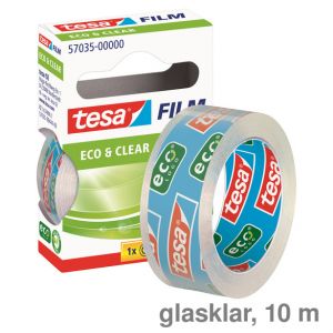 Tesa Klebeband Eco & Clear glasklar 15mmx10m