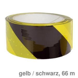 RNK Signalklebeband gelb / schwarz 50 mm x 60 m