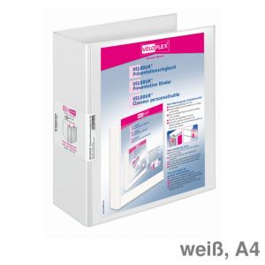 Veloflex Präsentations-Ordner A4 Velodur weiß 85mm