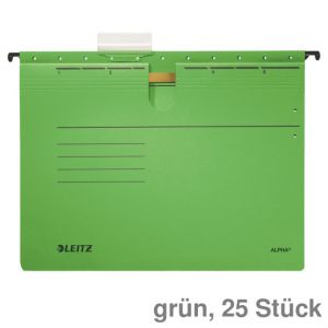 Leitz Hängehefter Alpha grün kaufmännische Heftung 25St.