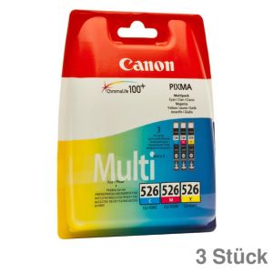 Canon Tintenpatrone CLI-526,Multipack CMY 3St.