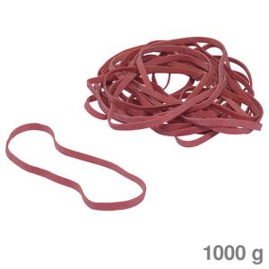 Gummibänder rot 130x4mm 1.000g