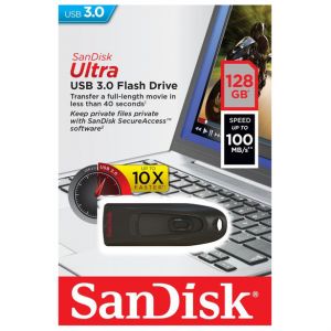 Sandisk USB-Stick 3.0 Ultra schwarz 128GB