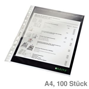 Leitz Prospekthüllen A4 Premium transparent glasklar, 80my 100St.