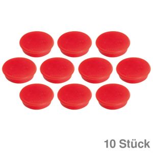 Franken Haftmagnete Ø32mm rot 800g 10St.