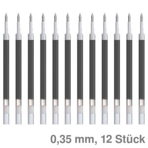 Pentel Gelmine LR7 schwarz 0,35 mm 12St.