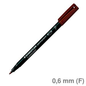 Staedtler Folienschreiber Lumocolor 318 braun 0,6 mm (F)