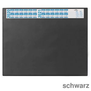 Durable Schreibunterlage, mit Vollsichtplatte schwarz 520x650mm
