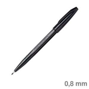 Pentel Faserschreiber Sign Pen schwarz 0,8 mm
