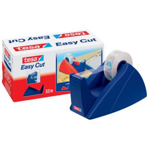 Tesa Tischabroller EasyCut bis 19mmx33m blau
