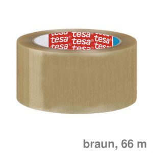 Tesa Packband PVC braun 50mmx66m