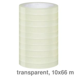 Klebeband transparent 15 mm x 66 m 10St.
