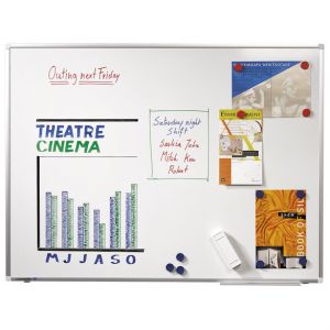 Legamaster Whiteboard Premium Plus 100x200cm Emaille