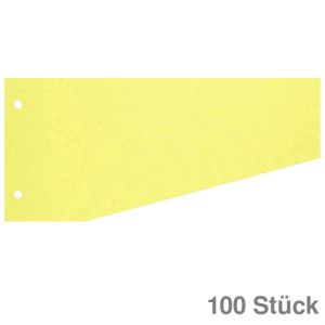 Trennstreifen Trapez gelb 105x240mm 100St.