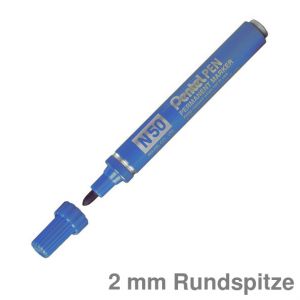 Pentel Permanentmarker N50 blau 2 mm Rundspitze