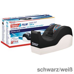 Tesa Tischabroller EasyCut Orca schwarz / weiß bis 19mm x 33m